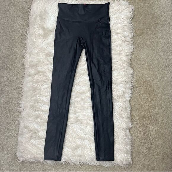 Spanx Faux Leather Leggings - Picture 2 of 9
